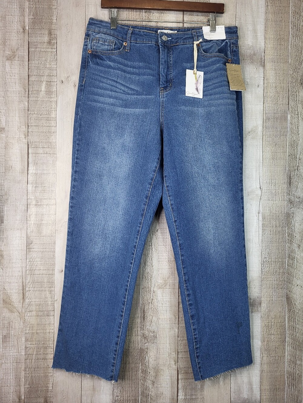 Jessica Simpson Slim Straight Leg Blue Jeans. Size 32